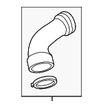 13717575407 - Cooling System: Air Tube for BMW Image