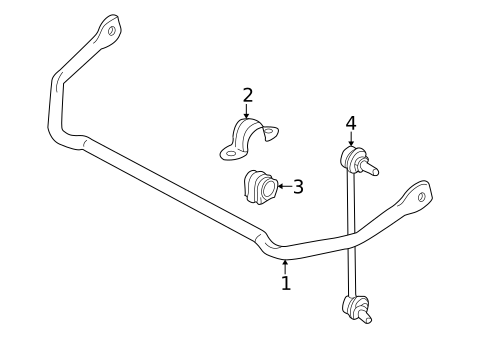 Stabilizer Bar & Components for 2005 Mini Cooper #1