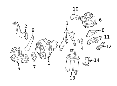 Emission Components for 2007 Mercedes-Benz CLK63 AMG #3