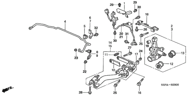 Rear Lower Arm for 2005 Honda Civic #0
