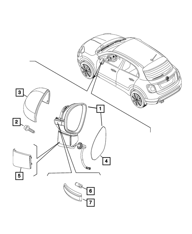 68360632AA - : Turn Signal Lamp, Left for Mopar Image