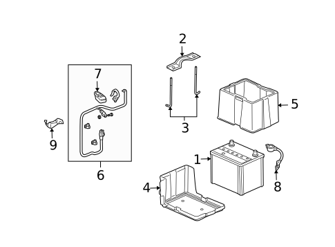 Battery for 2005 Honda Accord #2