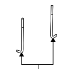 31513SDB000 - Electrical: Battery Hold Down Bolt for Honda: Accord, Clarity, CR-V, Crosstour, Element, Odyssey, Pilot Image