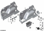 51477124457 - Vehicle Trim: Handle, Lateral Trunk Trim Panel for BMW Image
