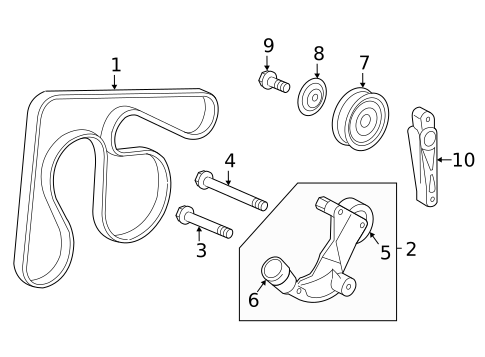 Belts & Pulleys for 2019 Honda HR-V #0