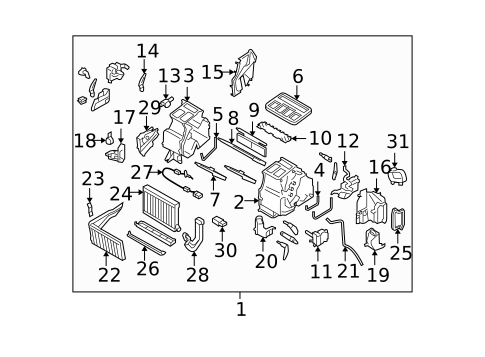 Heater for 2009 Subaru Outback #0