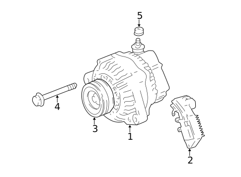 Alternator for 2006 Toyota Land Cruiser #1