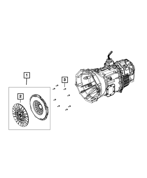 Clutch for 2011 Ram 3500 #1
