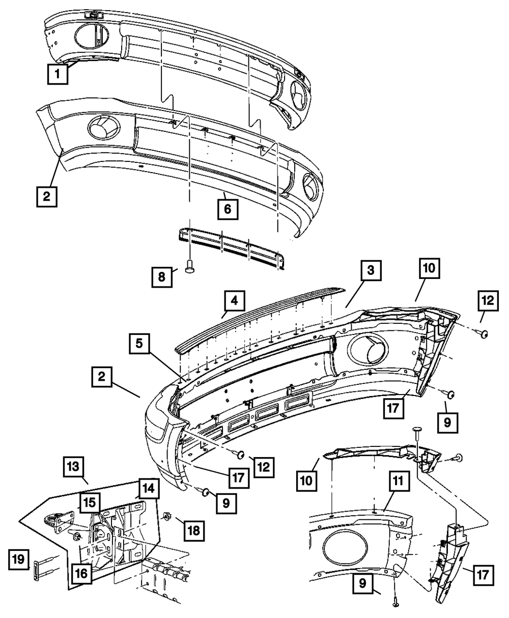 Hex Head Bolt And Washer - Mopar (6508693AA)