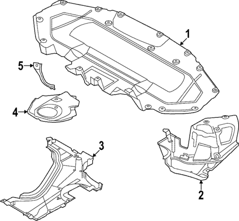 Splash Shields for 2021 BMW 750i xDrive #1