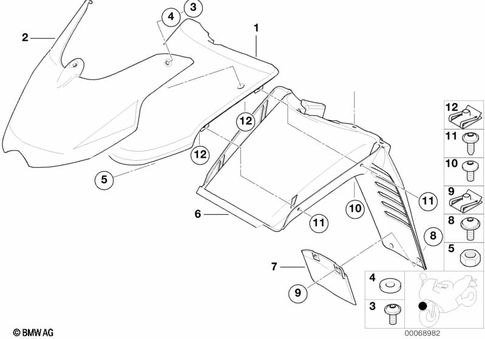 Front Wheel Fender for 2002 BMW-Motorrad F 650 GS Dakar #0