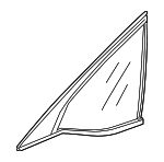 73550TVAA01 - : 2018-2022 Honda Accord - Glass Assembly L Quarter Windshield (Green)(Magna) for Honda: Accord Image