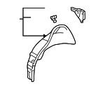 6163424904 - Body: Inner Wheelhouse for Lexus: SC430 Image