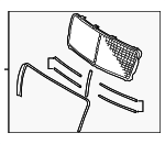 2028800383 - Body: Grille Assembly for Mercedes-Benz Image