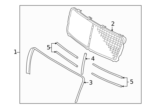 Grille & Components for 1994 Mercedes-Benz C 280 #0