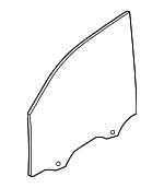 9Y0845021D - Body: Door Glass for Porsche Image