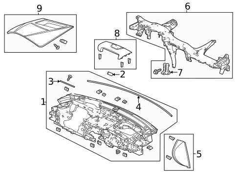 Instrument Panel for 2024 Acura TLX #0