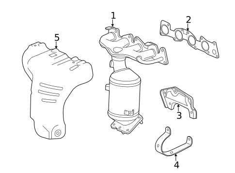 Exhaust Manifolds for 2015 Chevrolet Spark #0