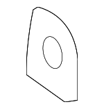 D65170040 - Body: Hinge Pillar Reinforced Reinforcement for Mazda: CX-5, CX-9 Image