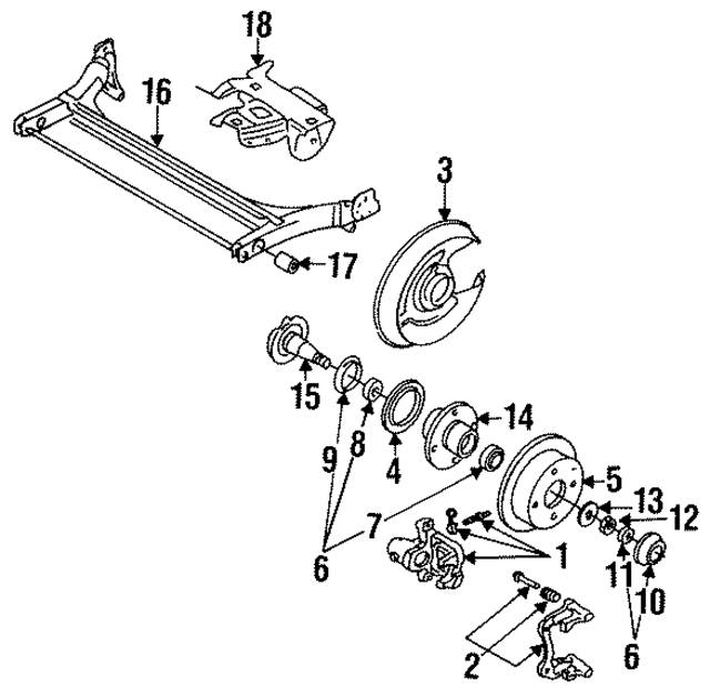 8A0615423X - Brakes: Caliper for Audi Image