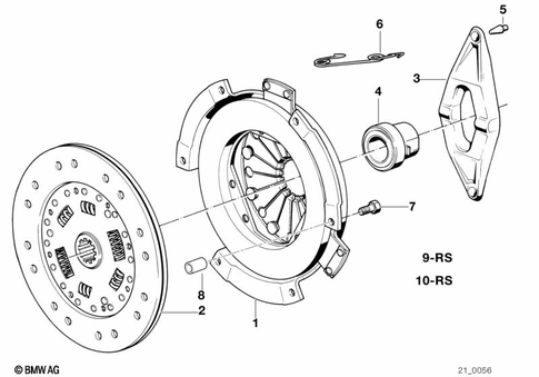Mechanical Clutch for 1986 BMW 318i #0