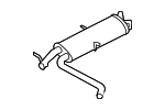 18107526389 - Exhaust: Front Muffler for BMW: X5 Image