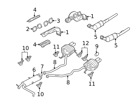 Exhaust Manifold for 2006 BMW X5 #0