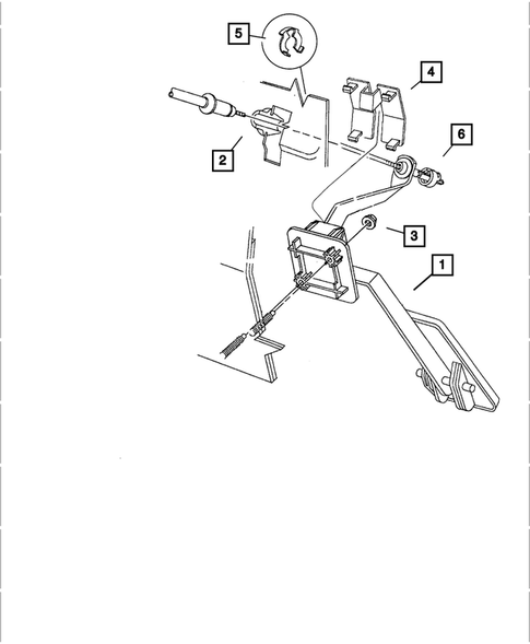 Accelerator Pedal for 2001 Dodge Grand Caravan #0