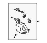 6474053040C0 - Body: Wheelhouse Trim for Lexus: IS300 Image