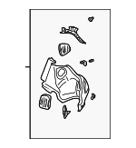 6473053060C0 - Body: Wheelhouse Trim for Lexus: IS300 Image