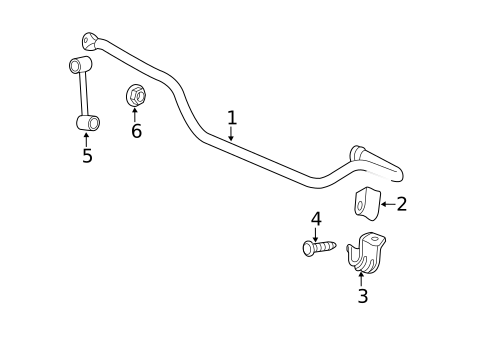 Stabilizer Bar & Components for 2012 Jeep Grand Cherokee #0