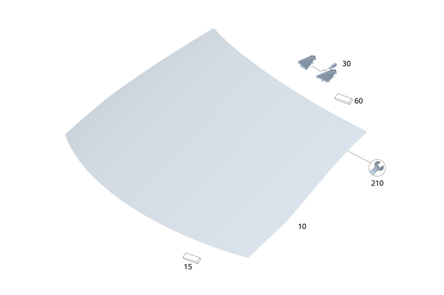 Windshield for 2023 Mercedes-Benz CLA45 AMG | Mercedes-Benz USA Parts