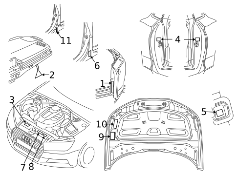 Labels for 2025 Audi S5 Sportback #0