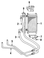 1276676 - Cooling System: Oil Cooler for Volvo: 740, 760, 780, 940, 960 Image