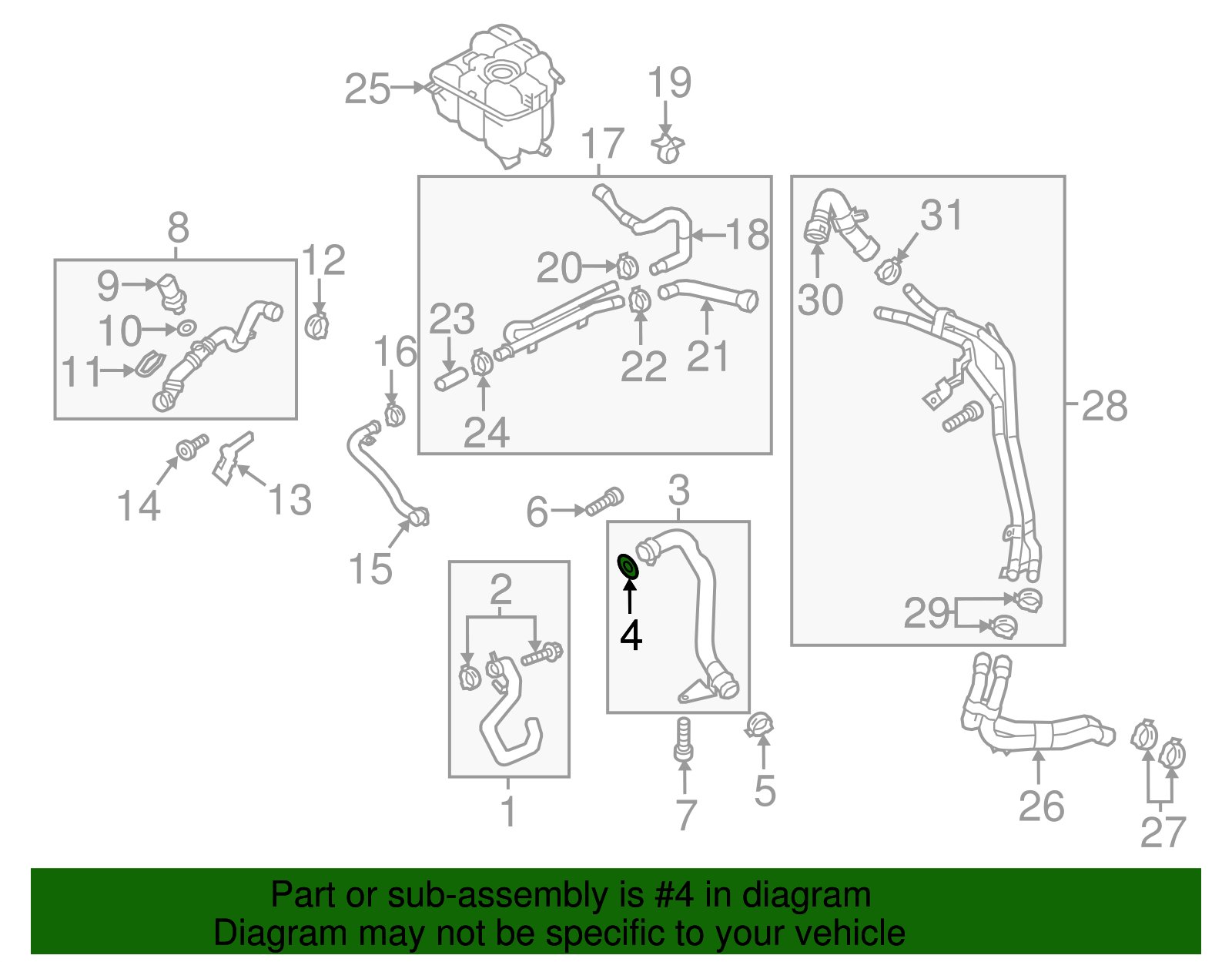 Water Pipe O-Ring - Porsche (N-902-753-02)
