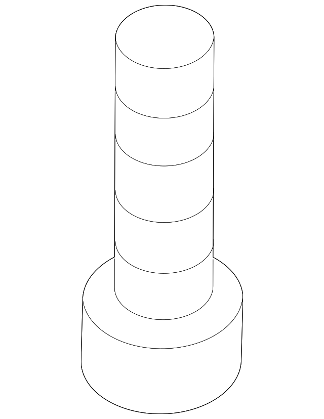 Water Pipe Lower Bolt - Porsche (N-107-002-01)