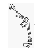 95810604011 - Cooling System: Tube Assembly for Porsche Image