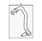 95810607100 - : Water Pipe for Porsche: Cayenne Image