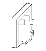 LR099098 - Body: Auxiliary Outlet Cover for Land Rover: Range Rover, Range Rover Sport Image