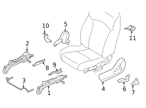 Tracks & Components for 2022 Subaru Impreza #0