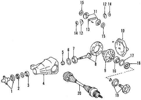 Axle Shafts & Joints for 1990 Lexus LS400 #0
