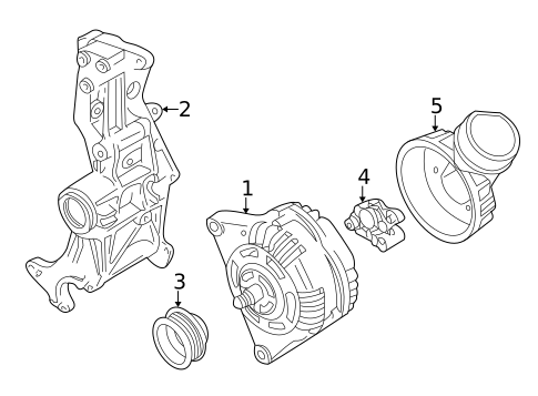 Alternator/Generator & Related Components for 1999 Volkswagen Passat #0