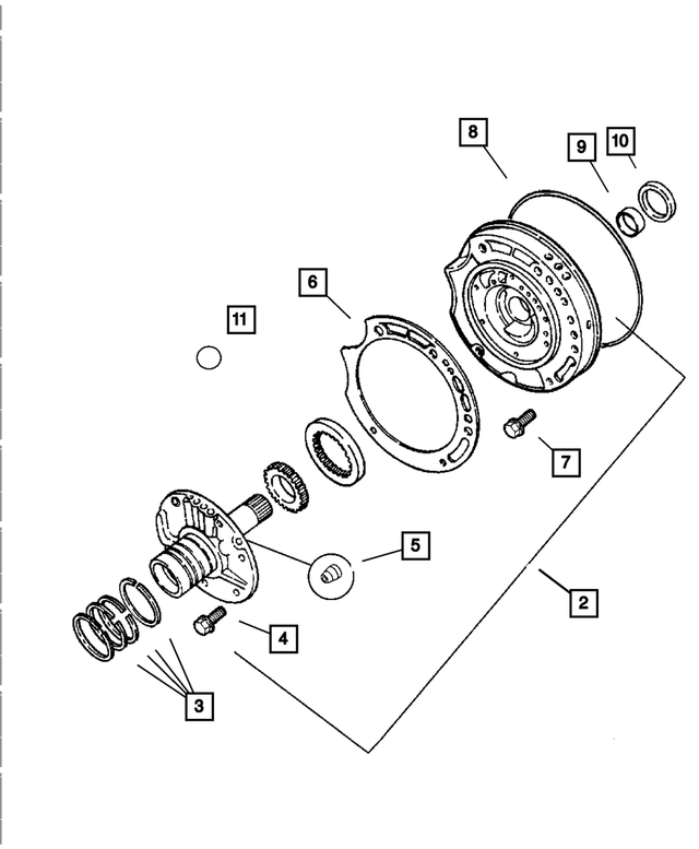 6500211 - Automatic Transaxle 4 Speed: Hex Head Bolt for Mopar Image