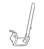 37146879040 - Electrical: Headlight Level Sensor Bracket for BMW Image