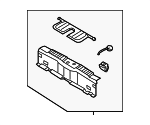 857703N000RY - Body: Rear Panel Trim for Hyundai: Equus Image