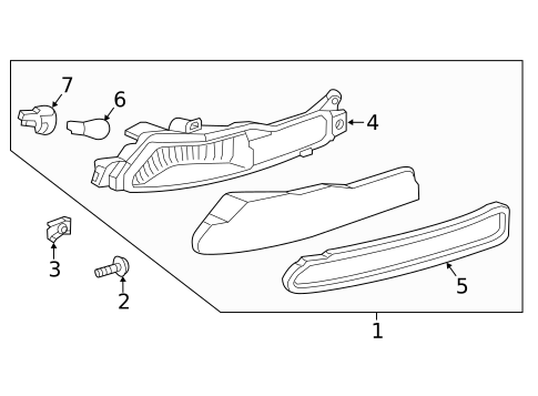 Signal Lamps & Reflector for 2018 INFINITI QX80 #0