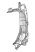 7CA81WA6AB - Body: Quarter Pillar Trim for Mopar Image