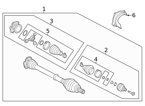 Drive Axles for 2025 Audi S7 Sportback #1