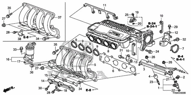 Intake Manifold for 2012 Honda Fit #0