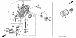 15220PLC000 - Engine: STRAINER, OIL for Honda Image